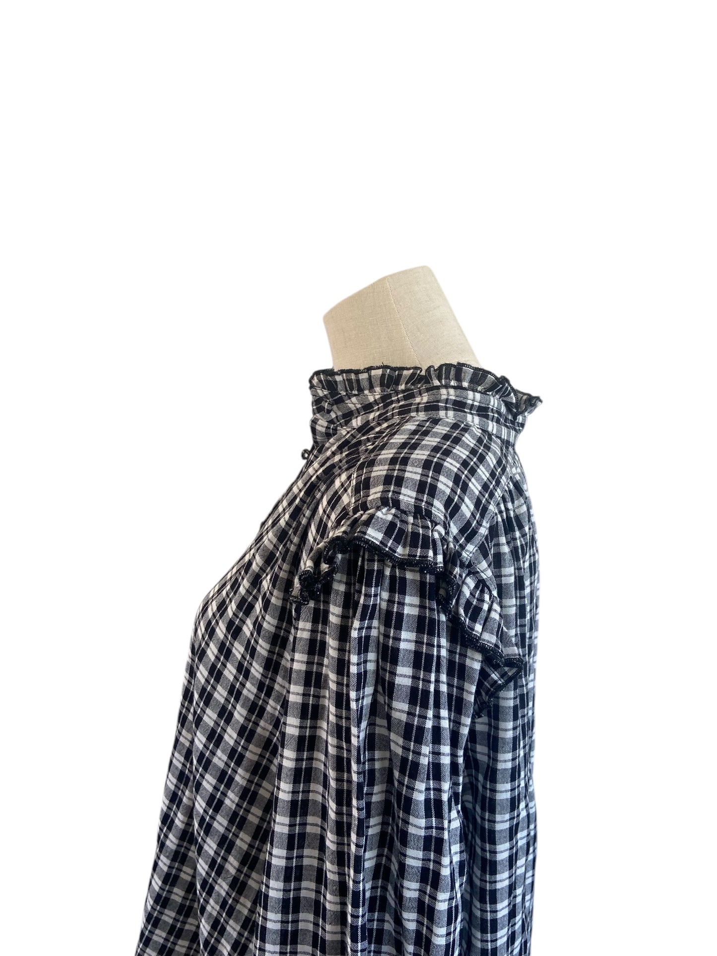 Whistle Gingham Blouse (14)