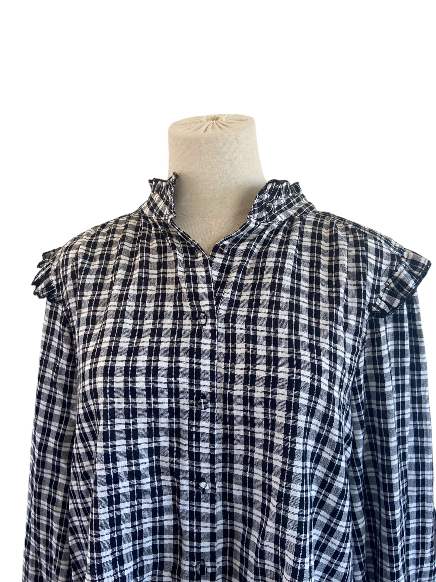 Whistle Gingham Blouse (14)
