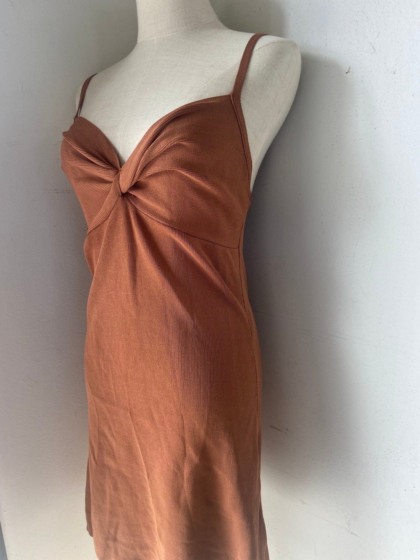 Burnt Orange Glassons Dress - The Preloved Wardrobe