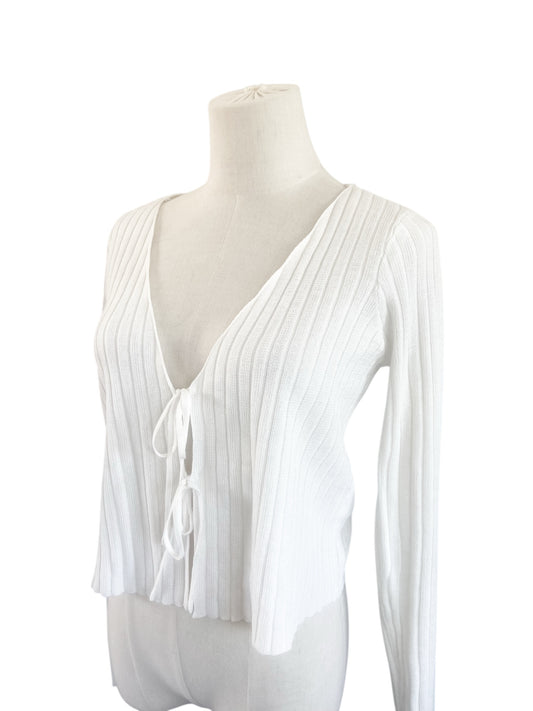 Glassons Rib Tie up Front Top (S)