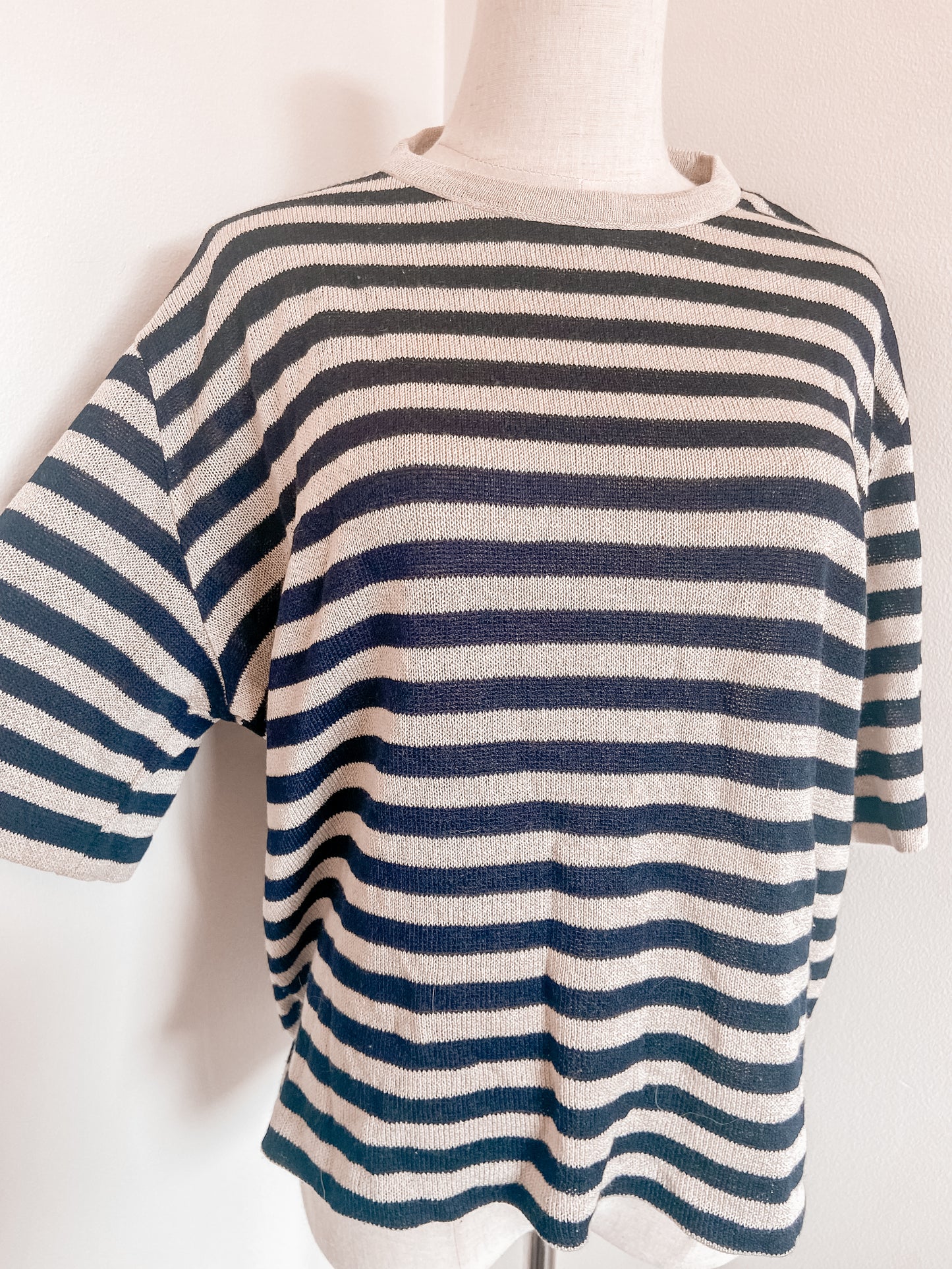 Stripe Knit Top (14-16)