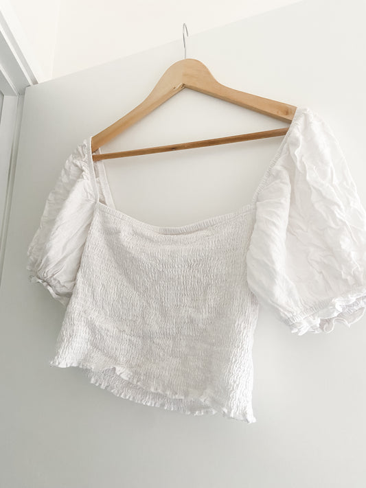 Glassons Shirred Puff Sleeve Blouse (14)
