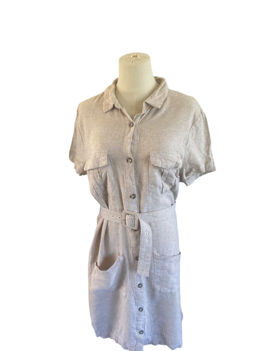 HUMIDITY | Linen Blend Dress (S)