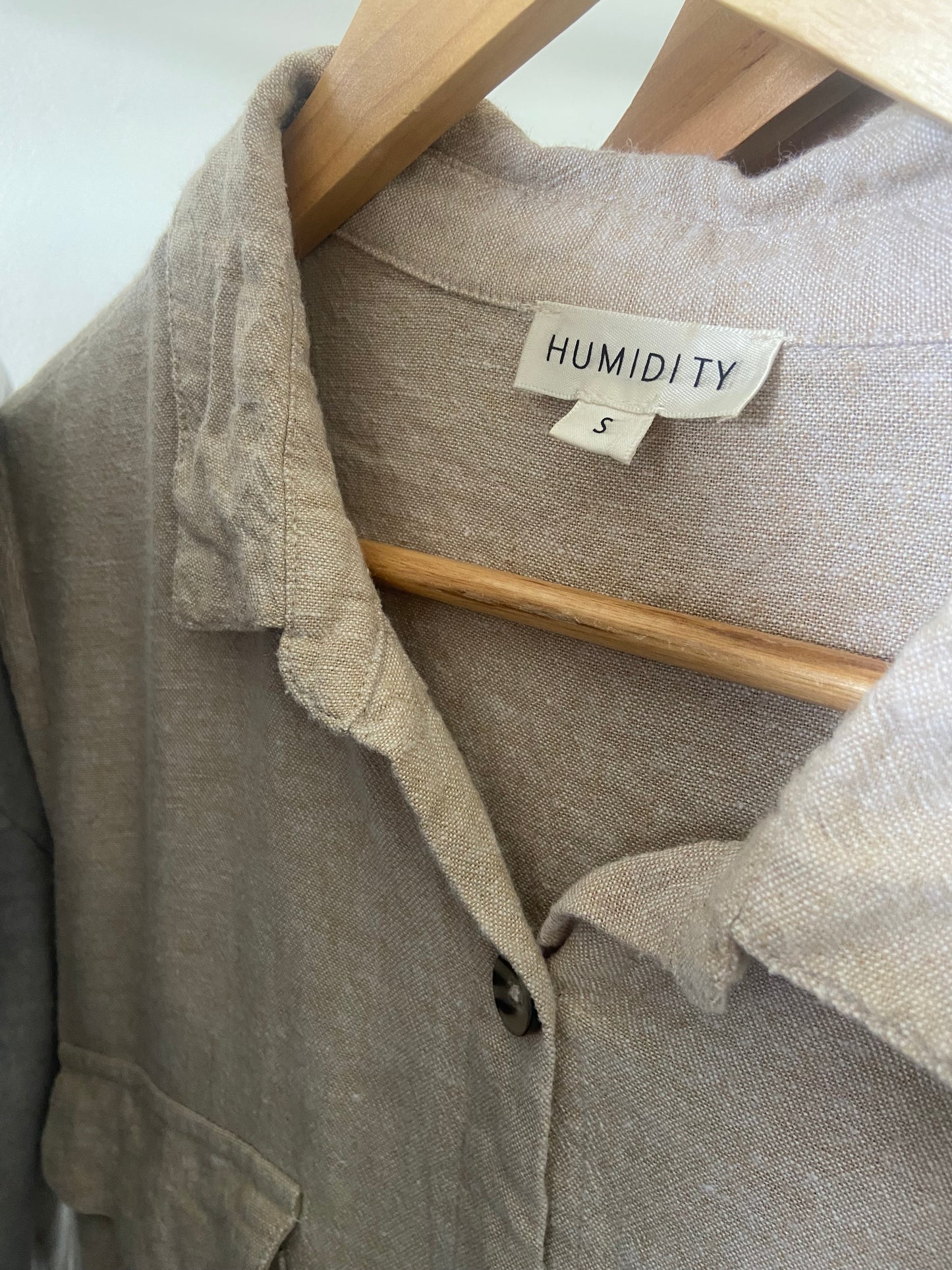 HUMIDITY | Linen Blend Dress (S)