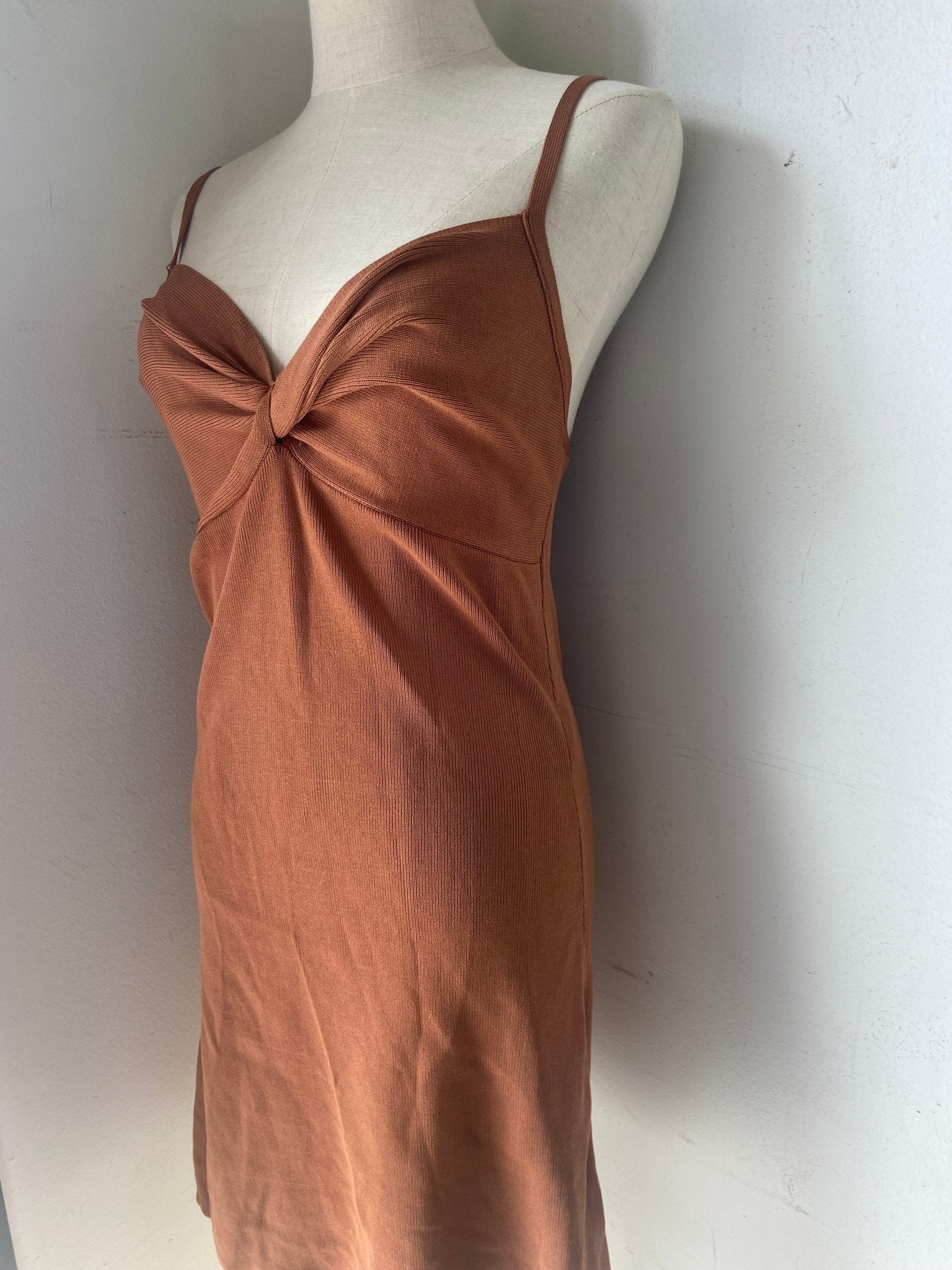 Burnt Orange Glassons Dress - The Preloved Wardrobe