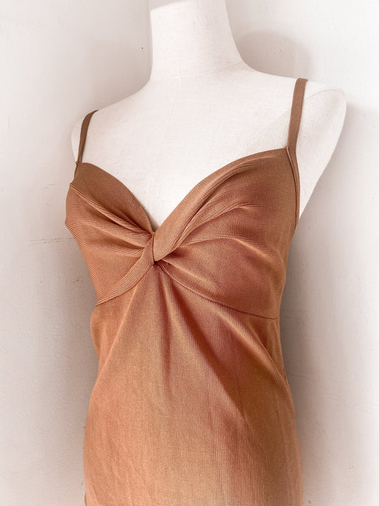 Burnt Orange Glassons Dress - The Preloved Wardrobe