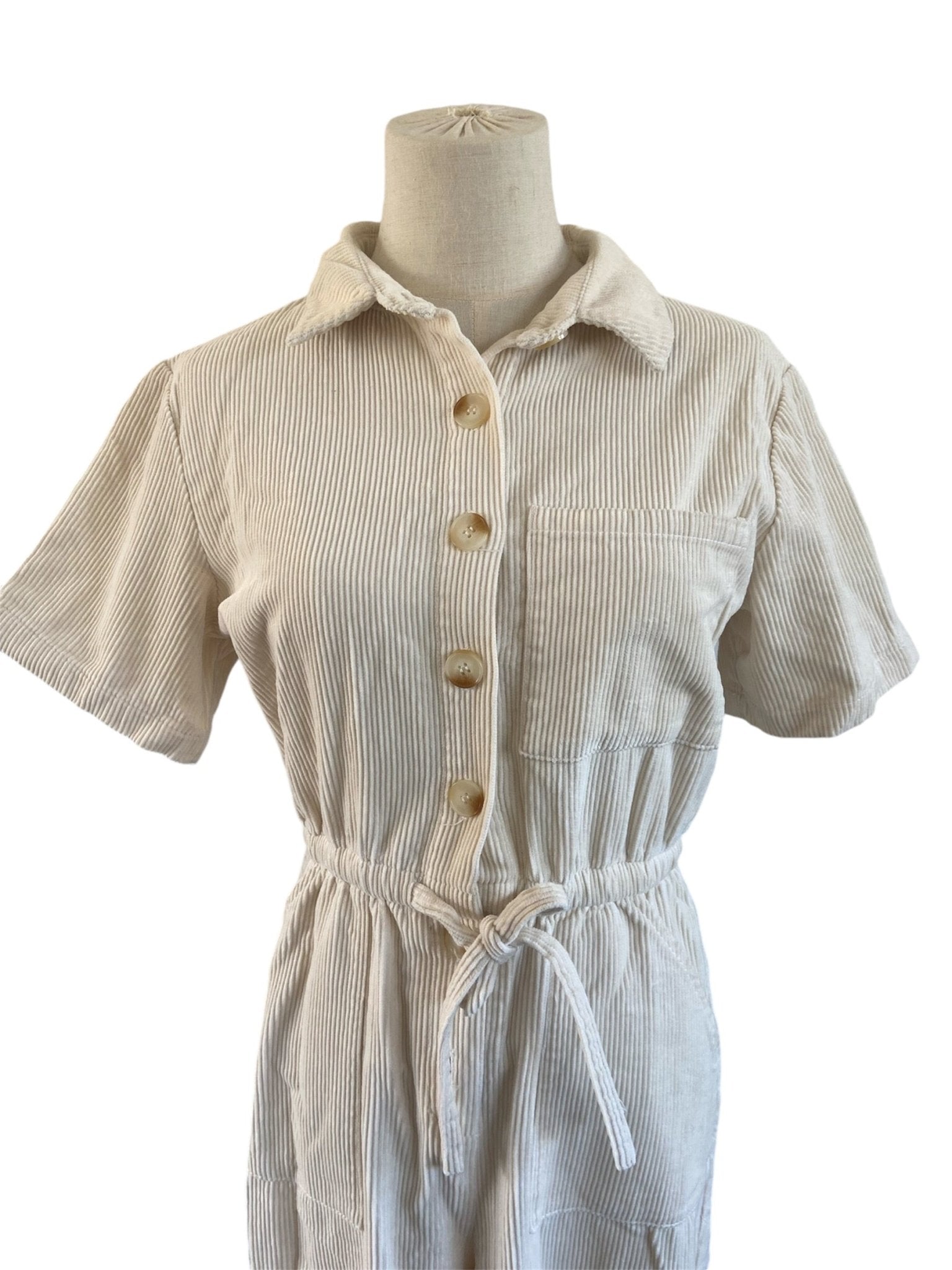 CORDOROY JUMPSUIT (S) - The Preloved Wardrobe